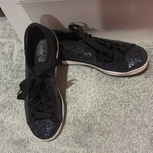 Keds Women's Sparkling Black Sneakers